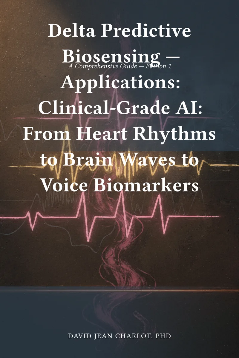 Delta Predictive Biosensing — Applications: Clinical-Grade AI: From Heart Rhythms to Brain Waves to Voice Biomarkers cover